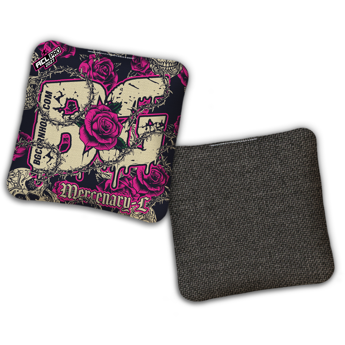 2027 BG Multiple Bag Models "THORNS AND ROSES" - ACL Pro Stamped Cornhole Bags - SET OF 4 BAGS