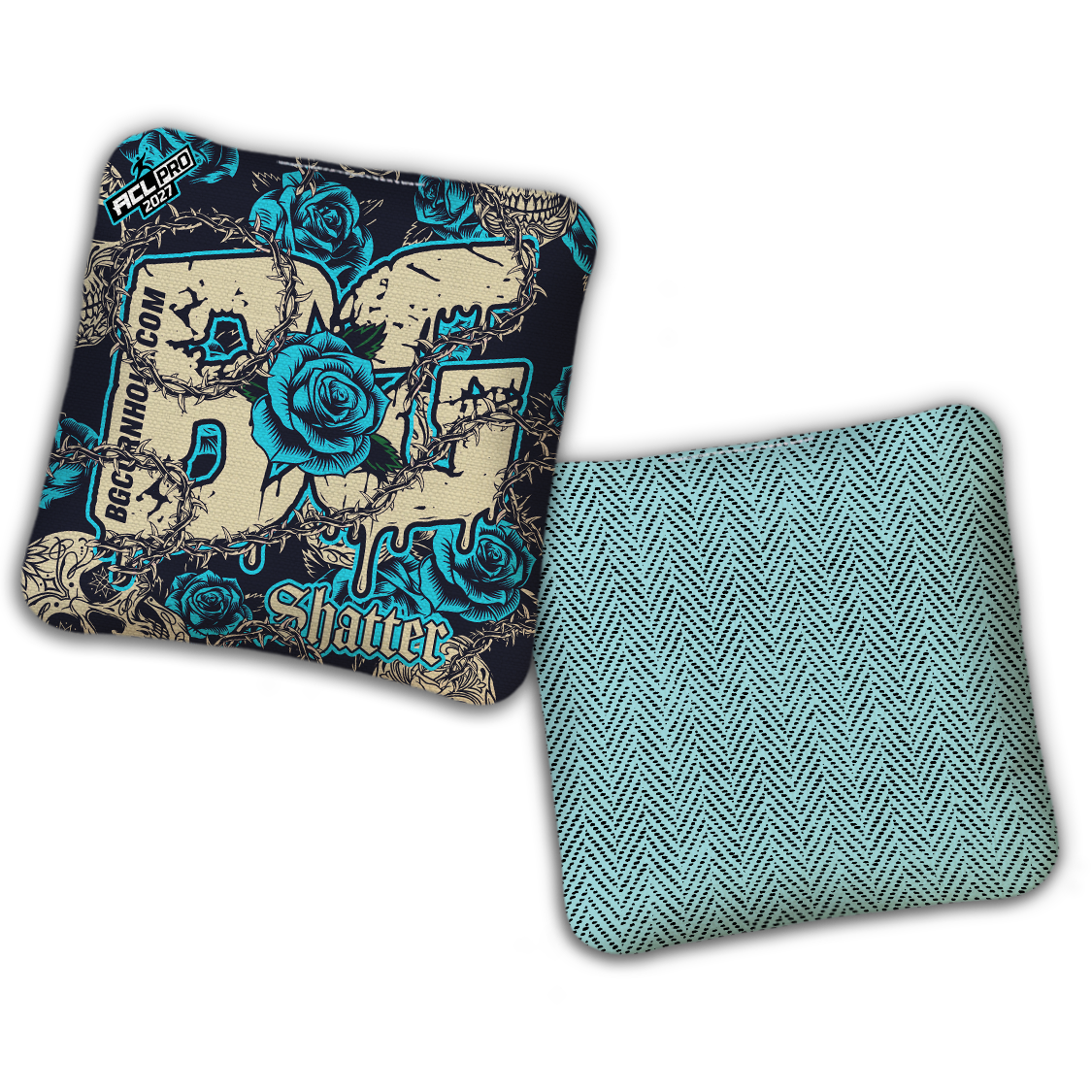 2027 BG Multiple Bag Models "THORNS AND ROSES" - ACL Pro Stamped Cornhole Bags - SET OF 4 BAGS