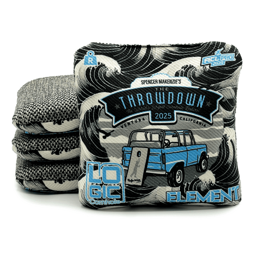 Logic Cornhole - Dark Wave - ELEMENT - 5/7 Speeds - ACL PRO - Official 2025 Throw Down Cornhole Festival Bags