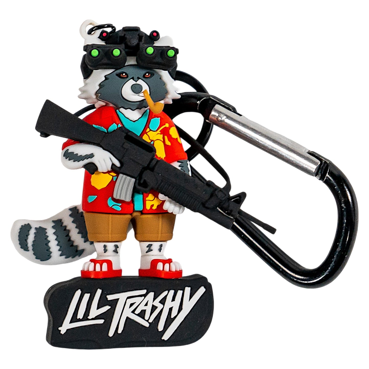 Tactical 3D PVC Keychain