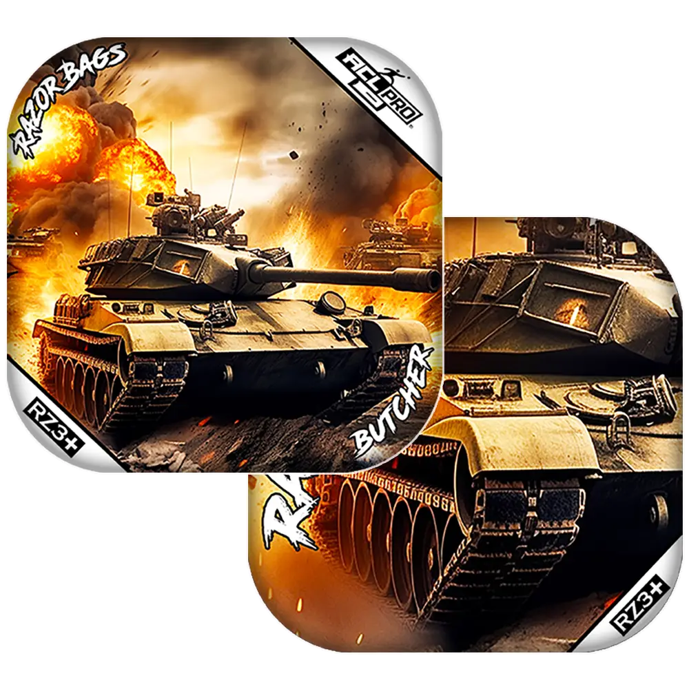 Butcher | Hero Tank | ACL PRO Razor Cornhole Bags
