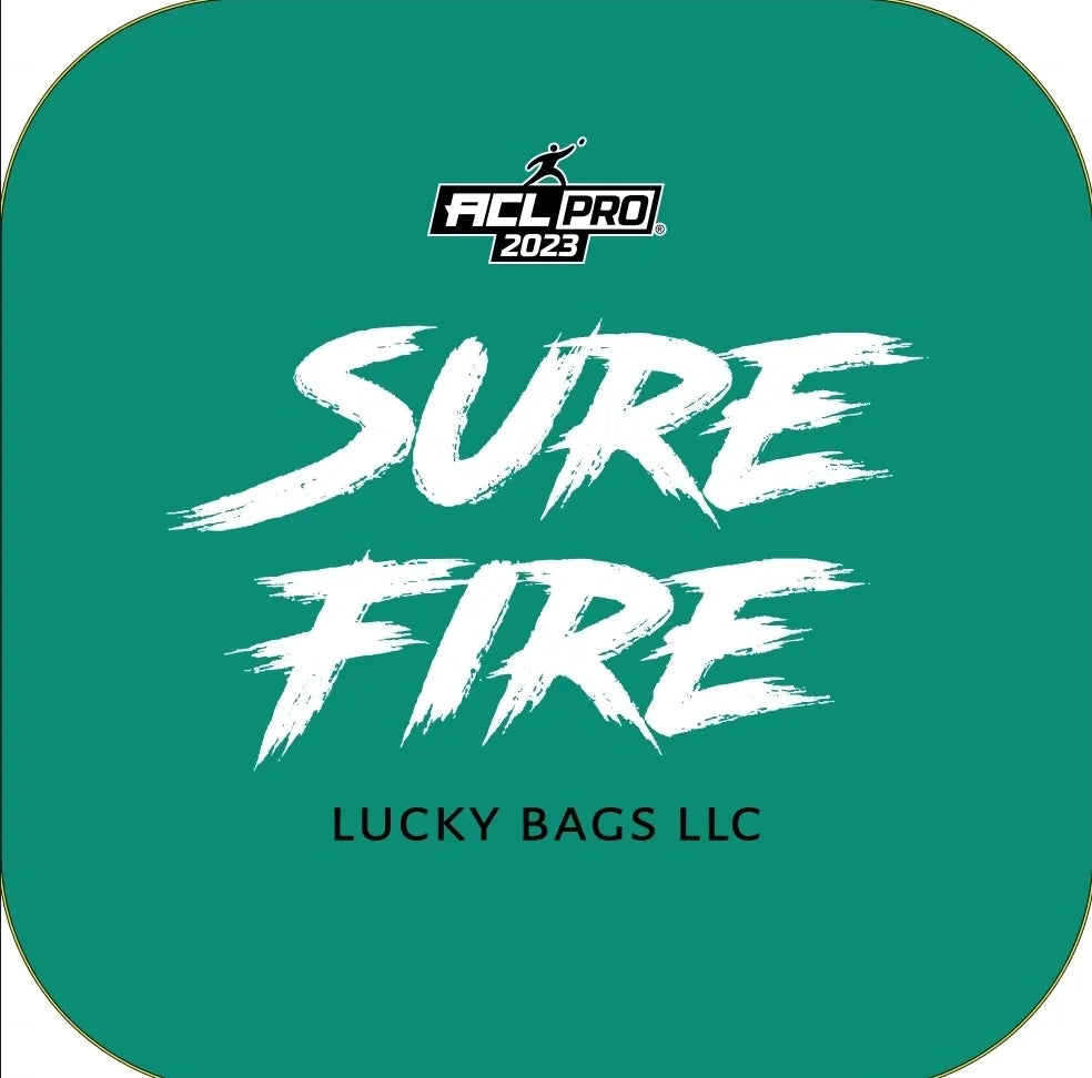 Lucky Bags Cornhole - Surefire - Teal and White
