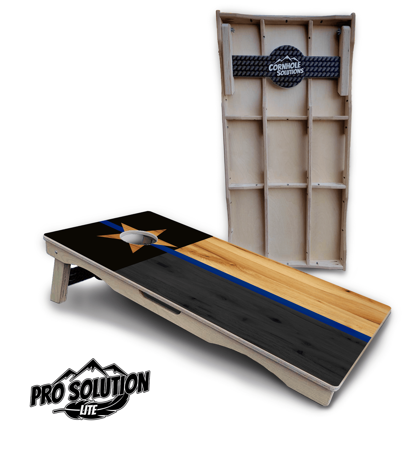 First Responder Texas Flag Cornhole Boards – Pro Lite or Pro Elite