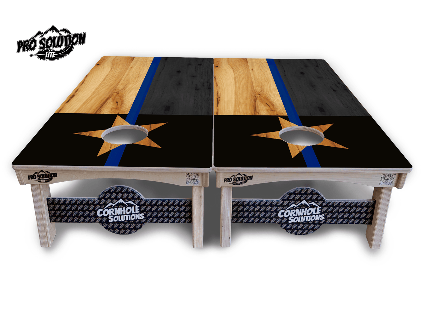 First Responder Texas Flag Cornhole Boards – Pro Lite or Pro Elite