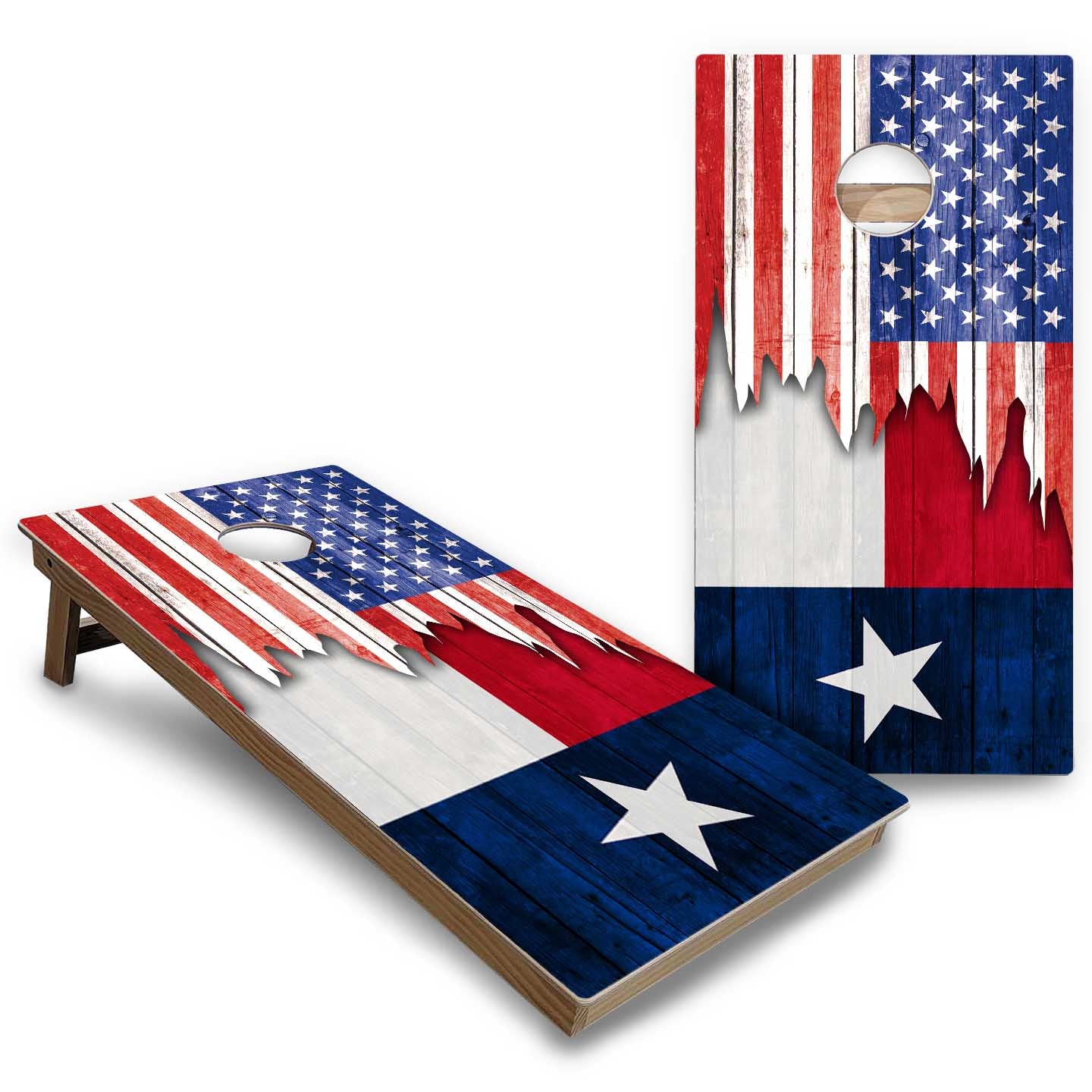 State Flags South Dakota to Wyoming Cornhole Boards - Backyard Series