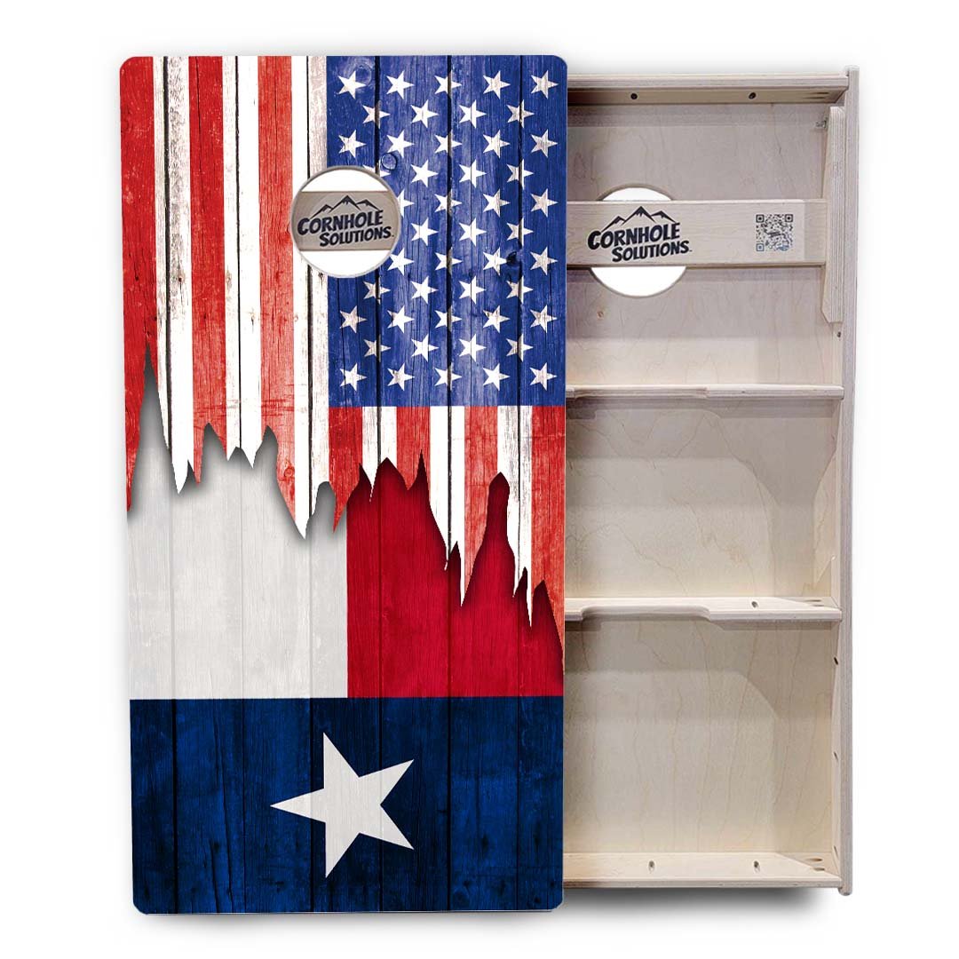 State Flag Cornhole Boards – SD–WY – Tournament Series