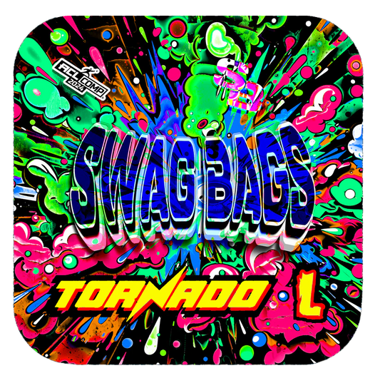 Swag Bags Cornhole - Tornado L - Colorful Blast