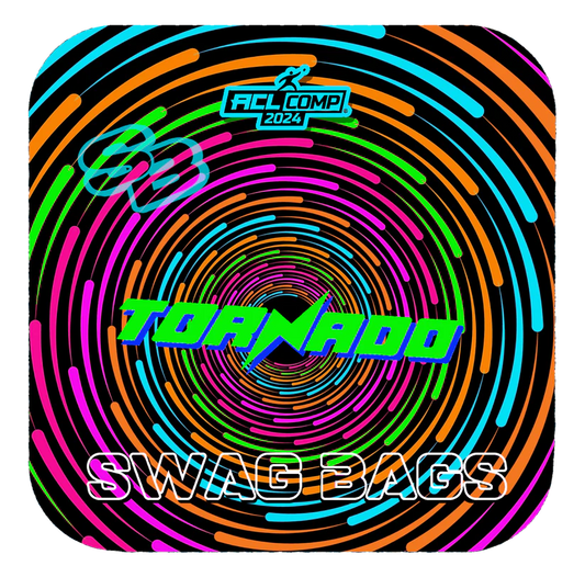 Swag Bags Cornhole - Tornado - Colorful Swirl