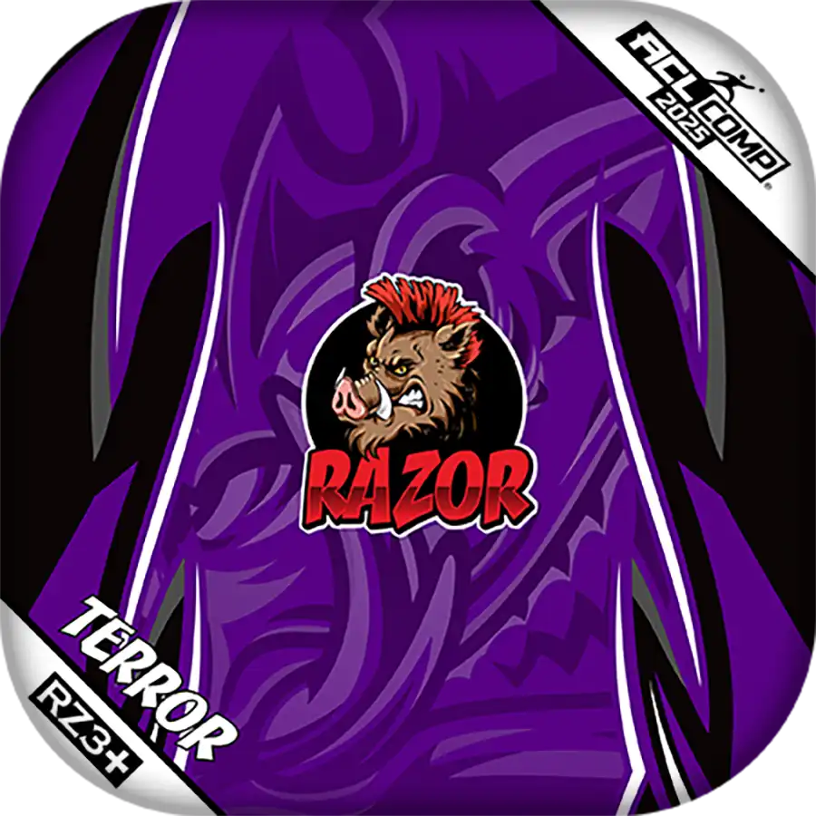 Terror | Tribal Purple | ACL COMP ACL Cornhole Bags by Razor Bags (Razor Cornhole)