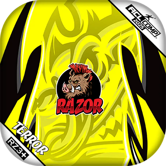 Terror | Tribal Yellow | ACL COMP ACL Cornhole Bags by Razor Bags (Razor Cornhole)