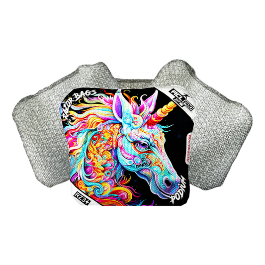 Podium | Unicorn | ACL PRO Razor Cornhole Bags