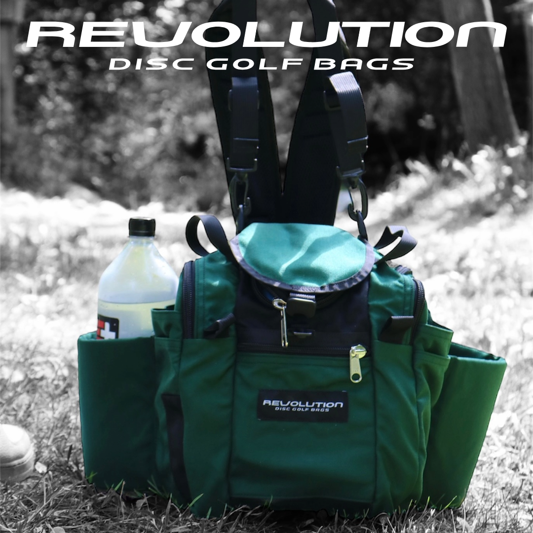 Revolution Mini Deluxe V3 Disc Golf Bag - Onyx