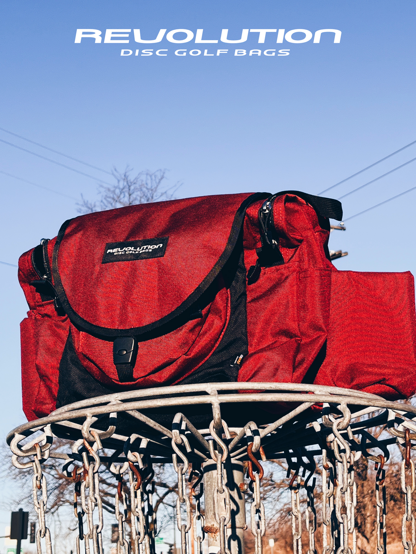 Revolution Carolina Team V3 Disc Golf Bag - Crimson