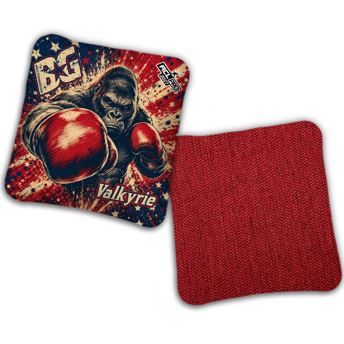 2027 BG Multiple Bag Models "AMERICAN FIGHTER" - ACL Pro Stamped Cornhole Bags - SET OF 4 BAGS