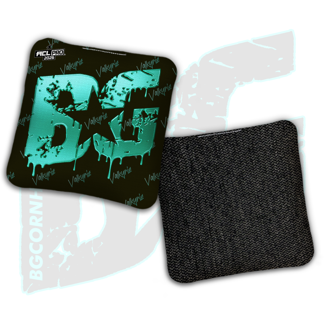 2026 BG Multiple Bag Models "Black Liquid Gold" - ACL Pro Stamped Cornhole Bags - SET OF 4 BAGS