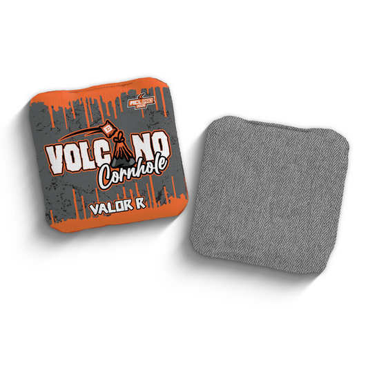 2026 Brotherhood Cornhole Valor Volcano Cornhole Collaboration ACL Pro Stamped Cornhole Bags