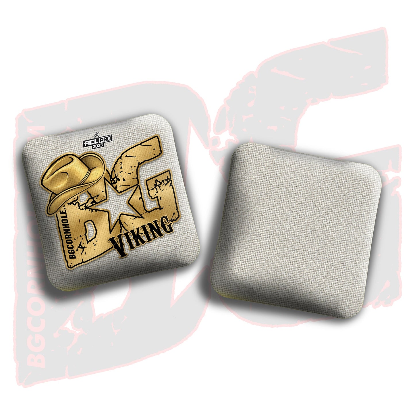 2025 Multiple Bag Models  “Tye Thompson Golden Cowboy" - ACL Pro Stamped Cornhole Bags - SET OF 4 BAGS