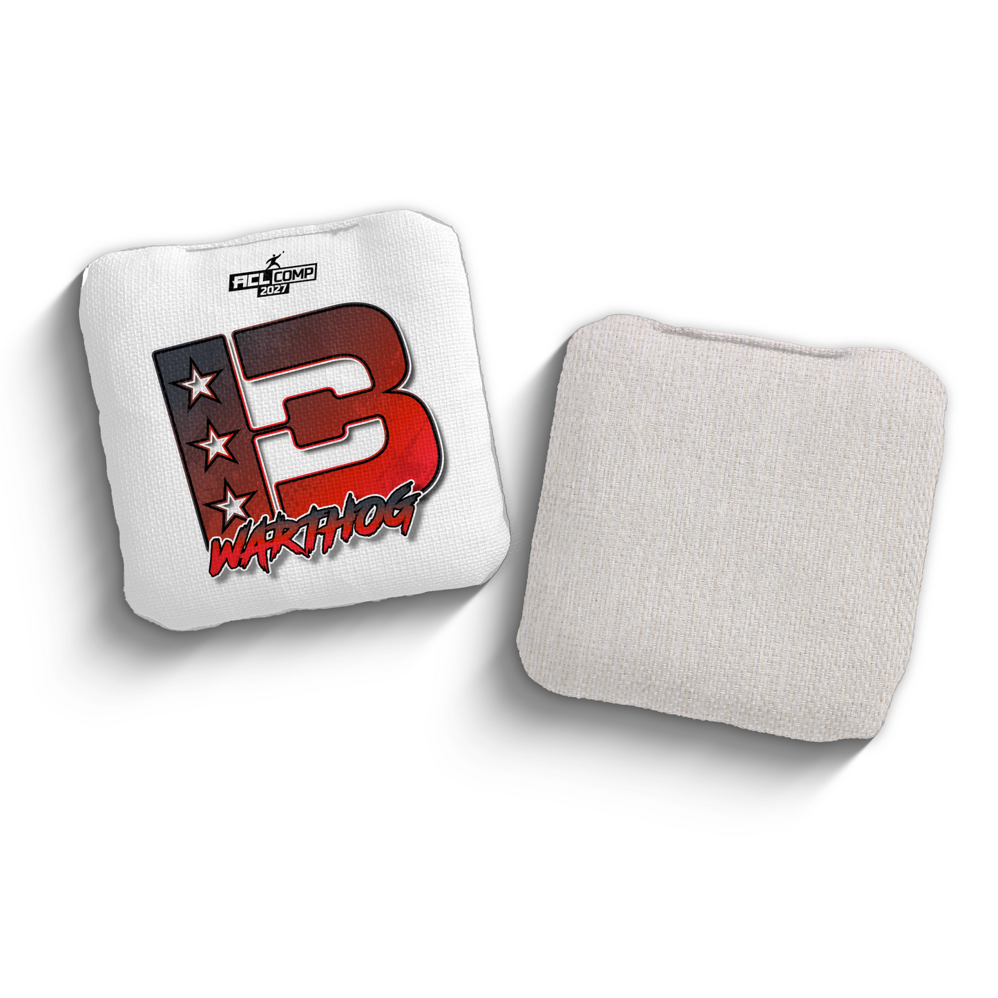 2027 Brotherhood Cornhole Warthog Broadcast Edition ACL Comp Stamped Cornhole Bags