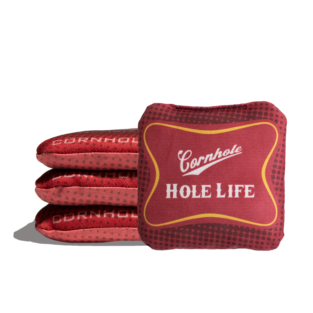 Cornhole Life Yellow & Red - 6 Inch Official Pro Cornhole Bags
