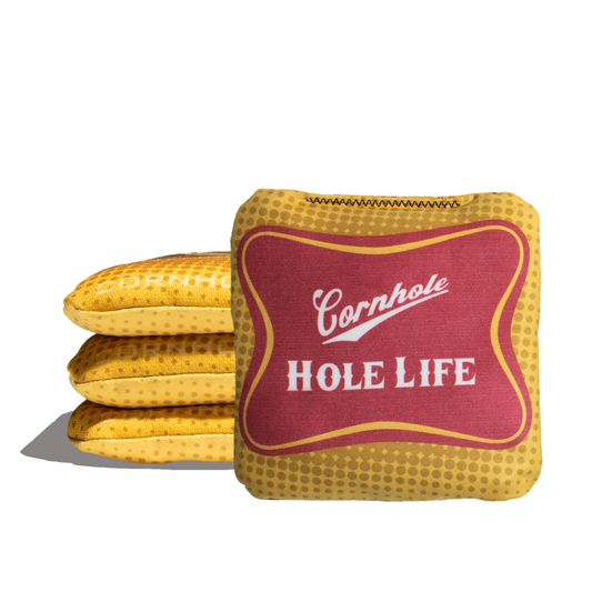 Cornhole Life Yellow & Red - 6 Inch Official Pro Cornhole Bags