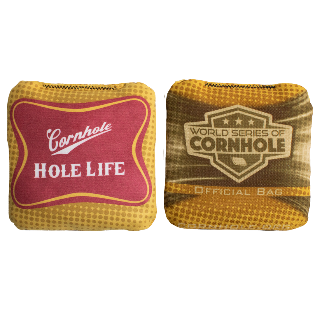 Cornhole Life Yellow & Red - 6 Inch Official Pro Cornhole Bags