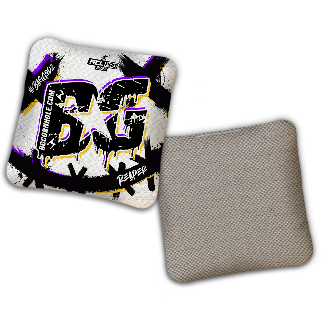 2027 BG Multiple Bag Models "WHY SO SERIOUS" - ACL Pro Stamped Cornhole Bags - SET OF 4 BAGS