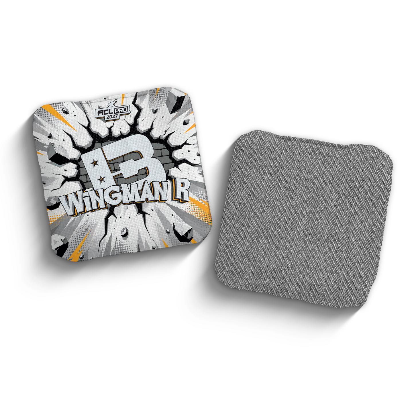 2027 Brotherhood Cornhole Wingman Shattered Edition ACL Pro Stamped Cornhole Bags