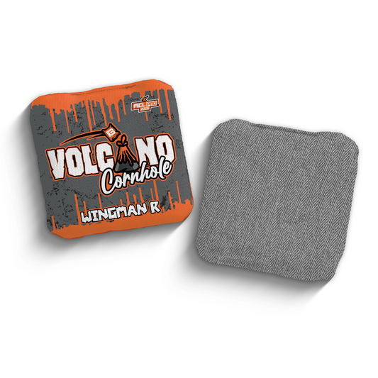 2026 Brotherhood Cornhole Wingman Volcano Cornhole Collaboration ACL Pro Stamped Cornhole Bags