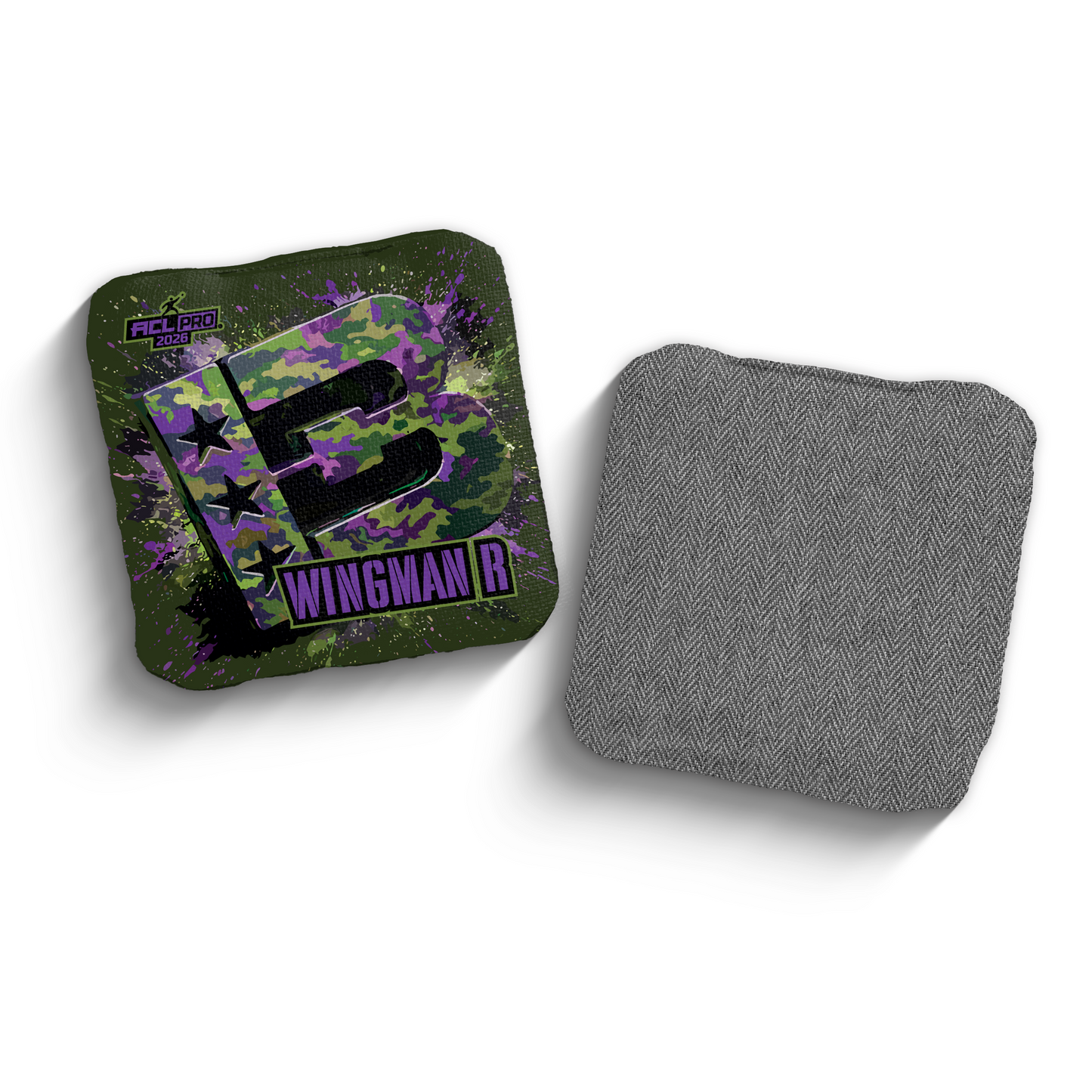 2026 Brotherhood Cornhole Wingman 3D Camo Edition ACL Pro Stamped Cornhole Bags