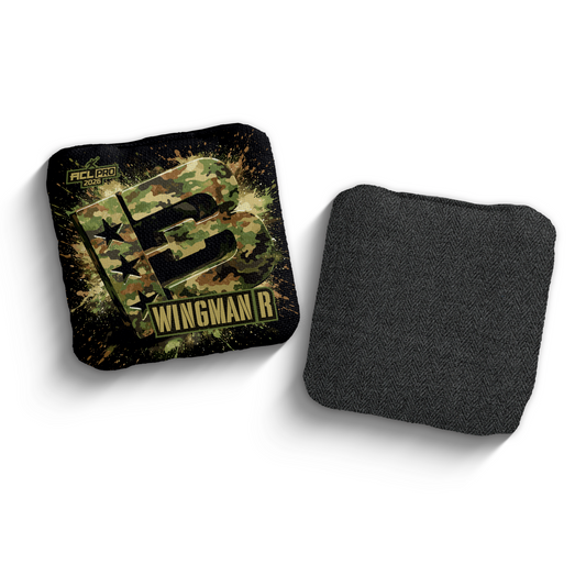 2026 Brotherhood Cornhole Wingman 3D Camo Edition ACL Pro Stamped Cornhole Bags