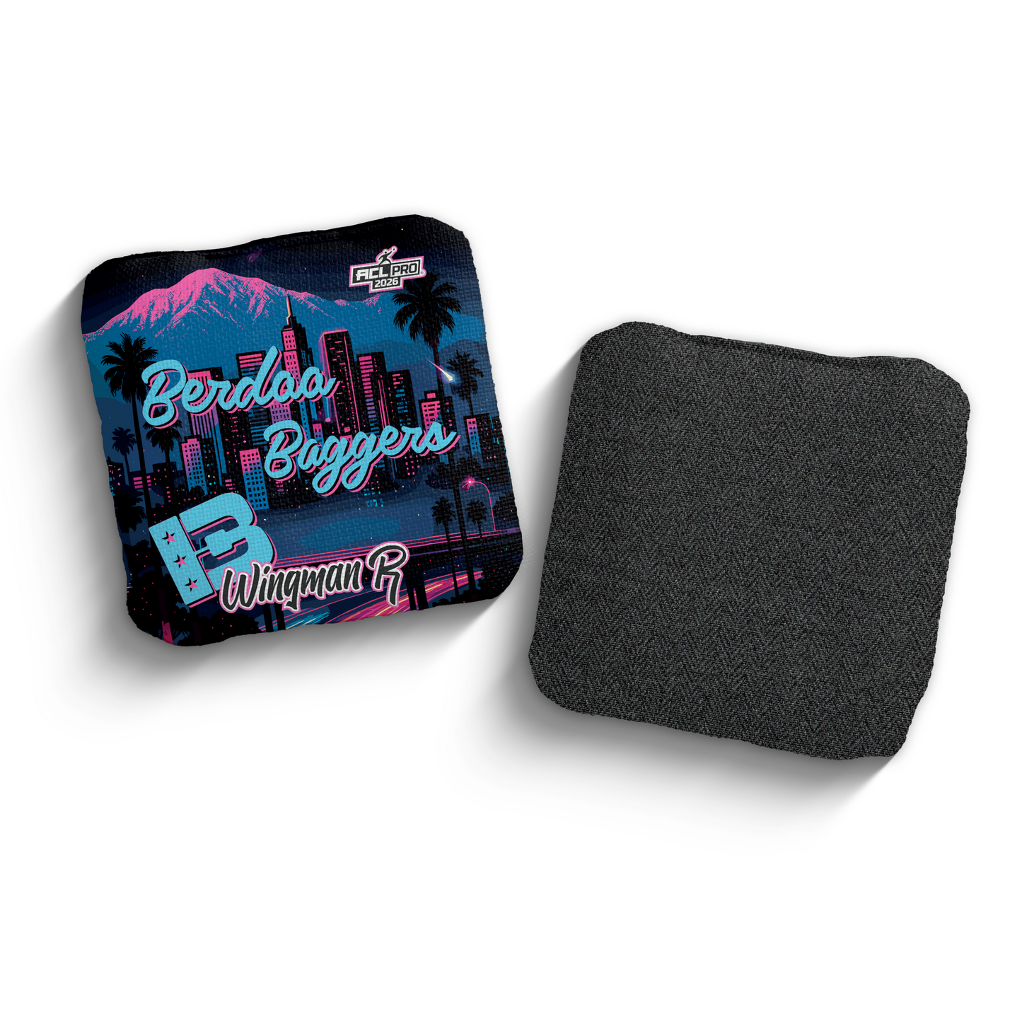 2026 Brotherhood Cornhole Wingman Berdoo Baggers Collaboration ACL Pro Stamped Cornhole Bags