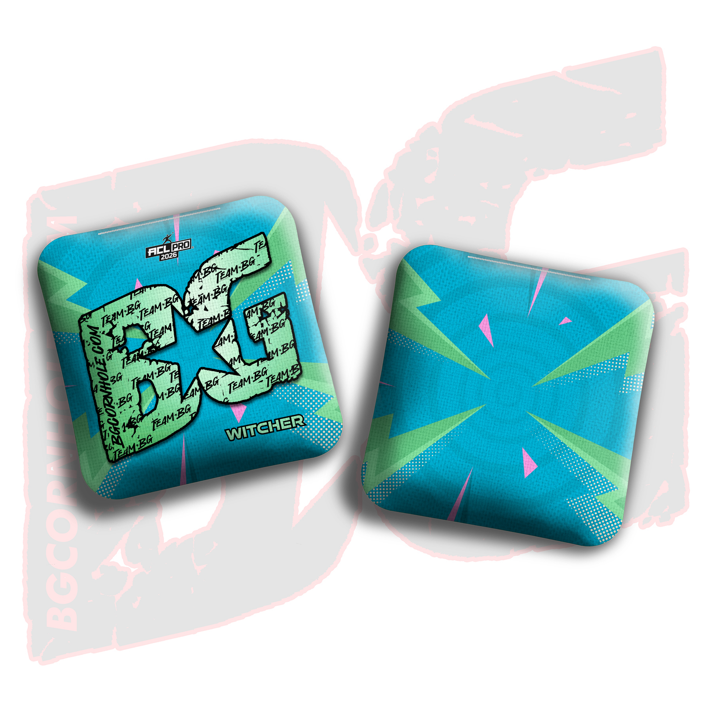 2026 BG Multiple Bag Models "Retro Strike" - ACL Pro Stamped Cornhole Bags - SET OF 4 BAGS