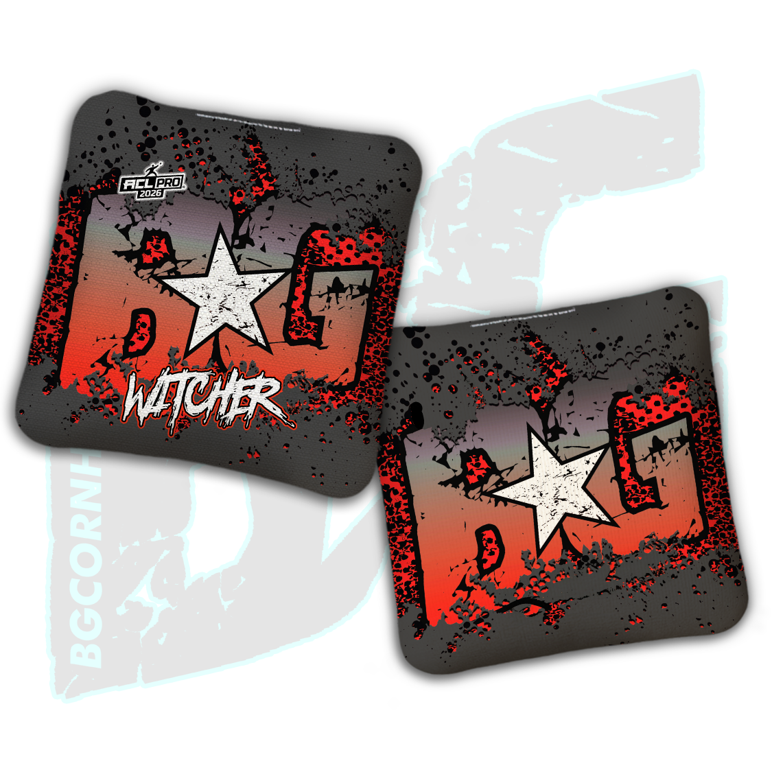 2026 BG Multiple Bag Models "Killer" - ACL Pro Stamped Cornhole Bags - SET OF 4 BAGS