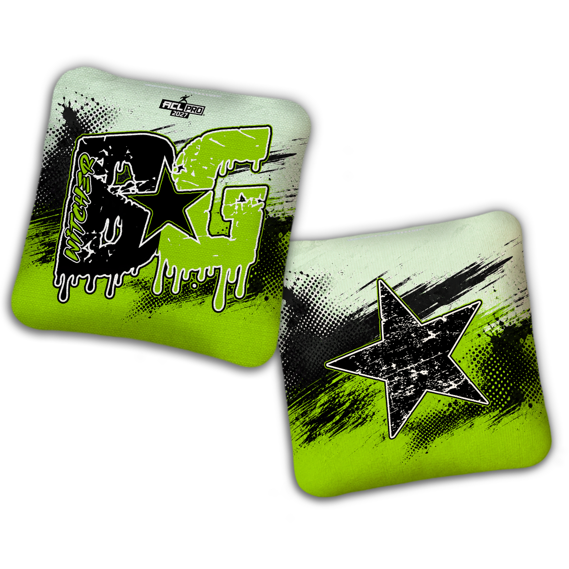 2027 BG Multiple Bag Models "GRUNGE" - ACL Pro Stamped Cornhole Bags - SET OF 4 BAGS