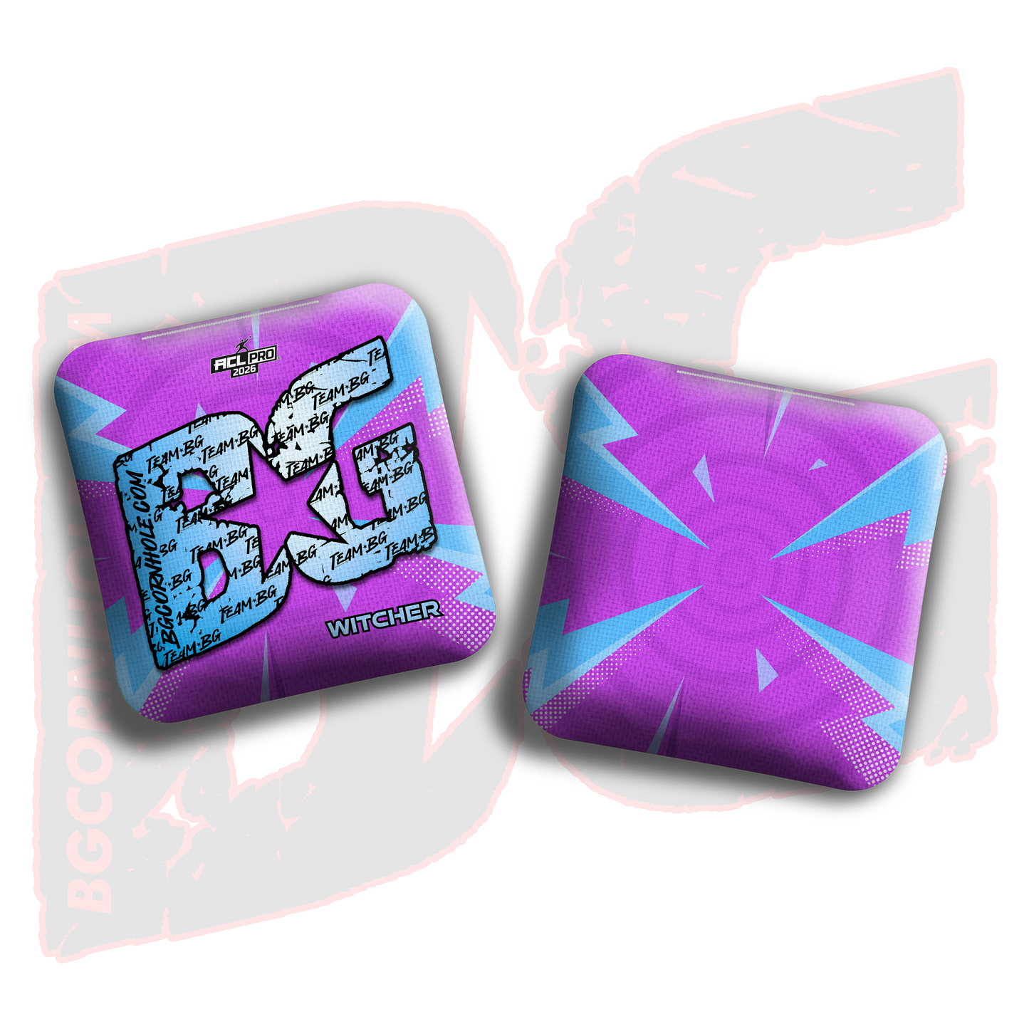 2026 BG Multiple Bag Models "Retro Strike" - ACL Pro Stamped Cornhole Bags - SET OF 4 BAGS