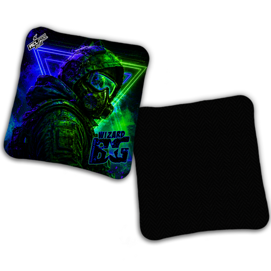 2027 BG Multiple Bag Models "NIGHT PROTOCOL" - ACL Pro Stamped Cornhole Bags - SET OF 4 BAGS