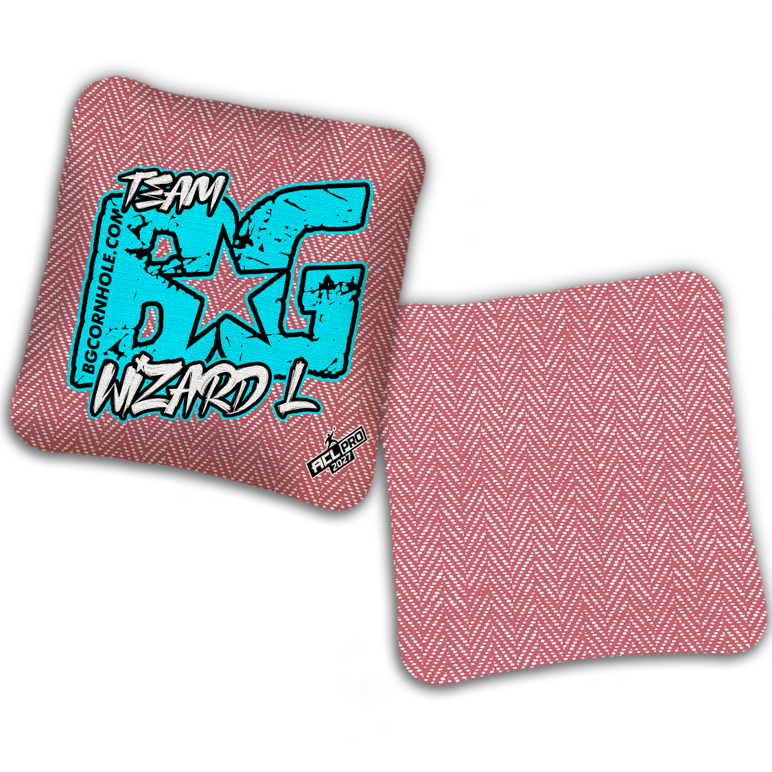 2027 BG WIZARD-L “ESPN THROWBACK COLORMATCH" - ACL Pro Stamped Cornhole Bags - SET OF 4 BAGS