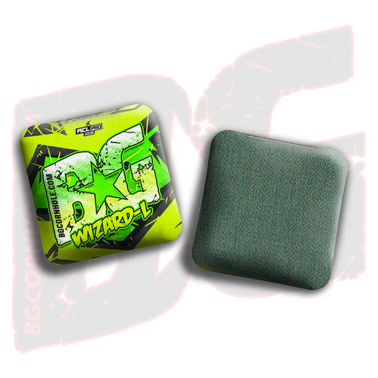 2026 BG Wizard L "Power Surge" - ACL Pro Stamped Cornhole Bags - SET OF 4 BAGS