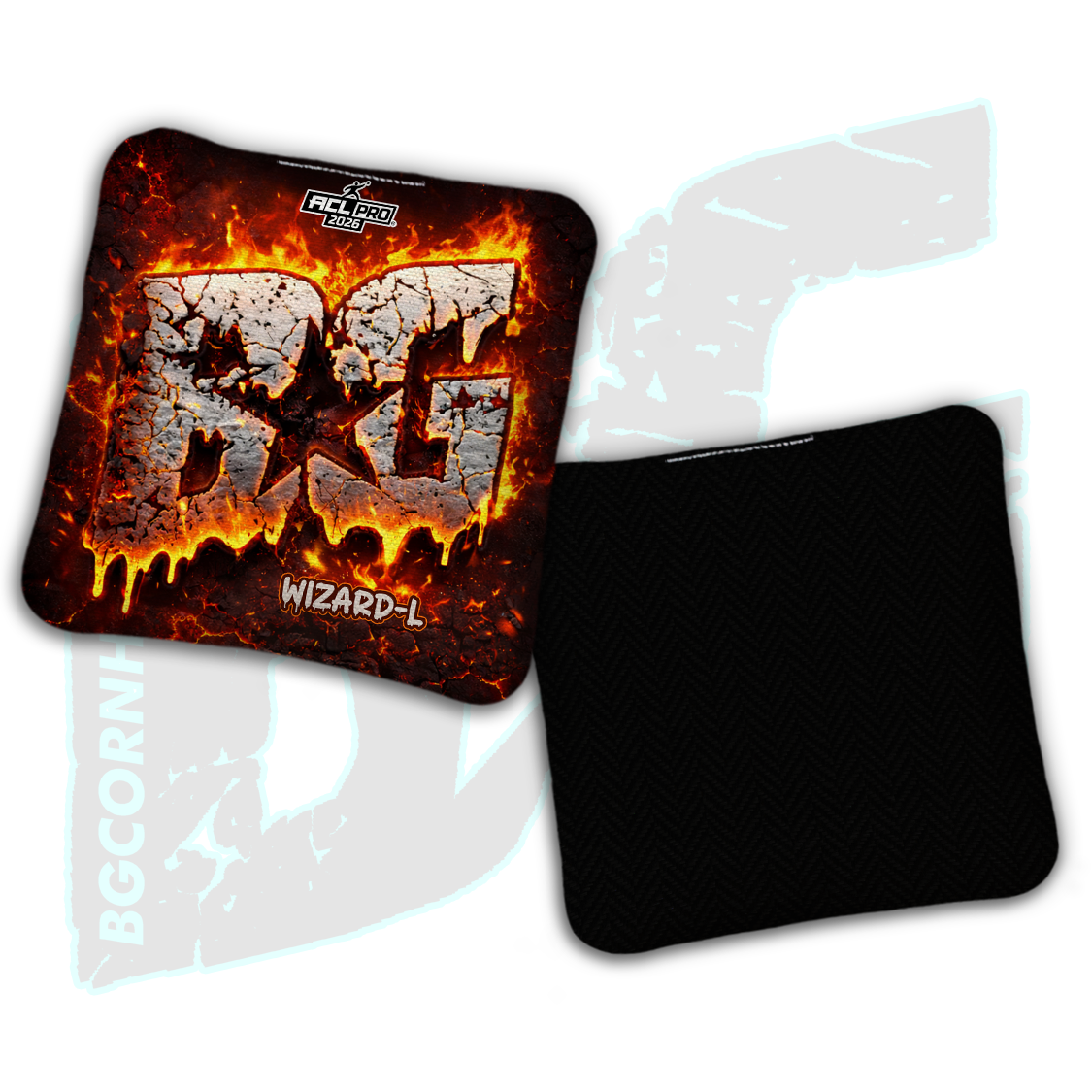 2026 BG Multiple Bag Models "Scorched" - ACL Pro Stamped Cornhole Bags - SET OF 4 BAGS
