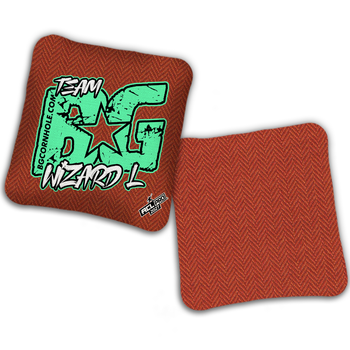 2027 BG WIZARD-L “ESPN THROWBACK COLORMATCH" - ACL Pro Stamped Cornhole Bags - SET OF 4 BAGS