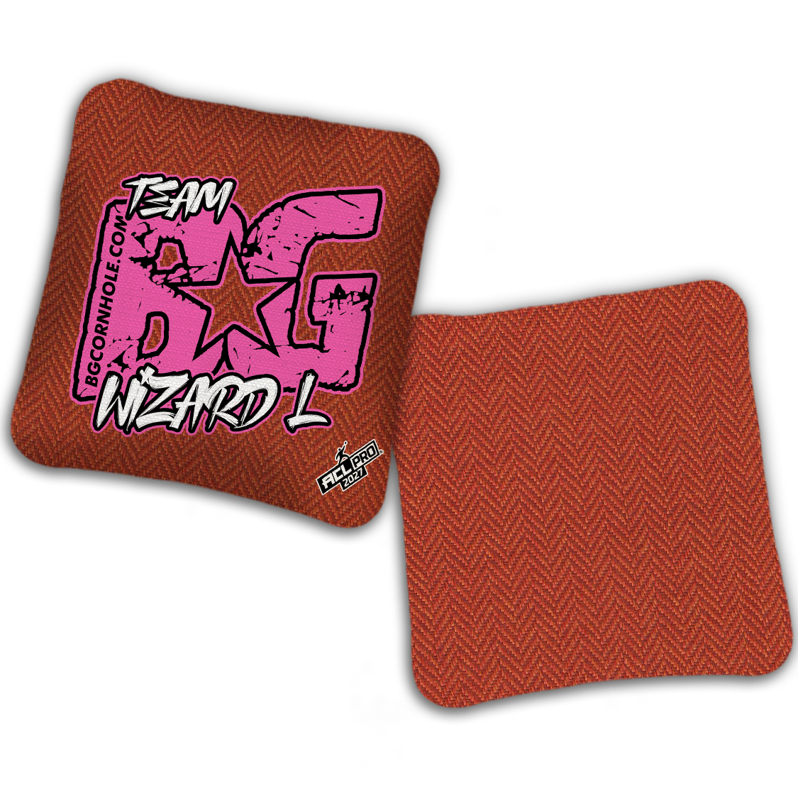 2027 BG WIZARD-L “ESPN THROWBACK COLORMATCH" - ACL Pro Stamped Cornhole Bags - SET OF 4 BAGS