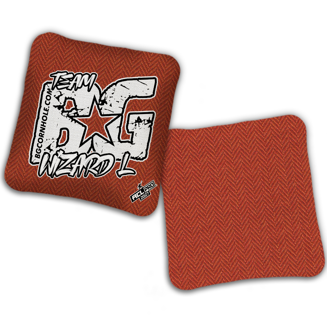 2027 BG WIZARD-L “ESPN THROWBACK COLORMATCH" - ACL Pro Stamped Cornhole Bags - SET OF 4 BAGS