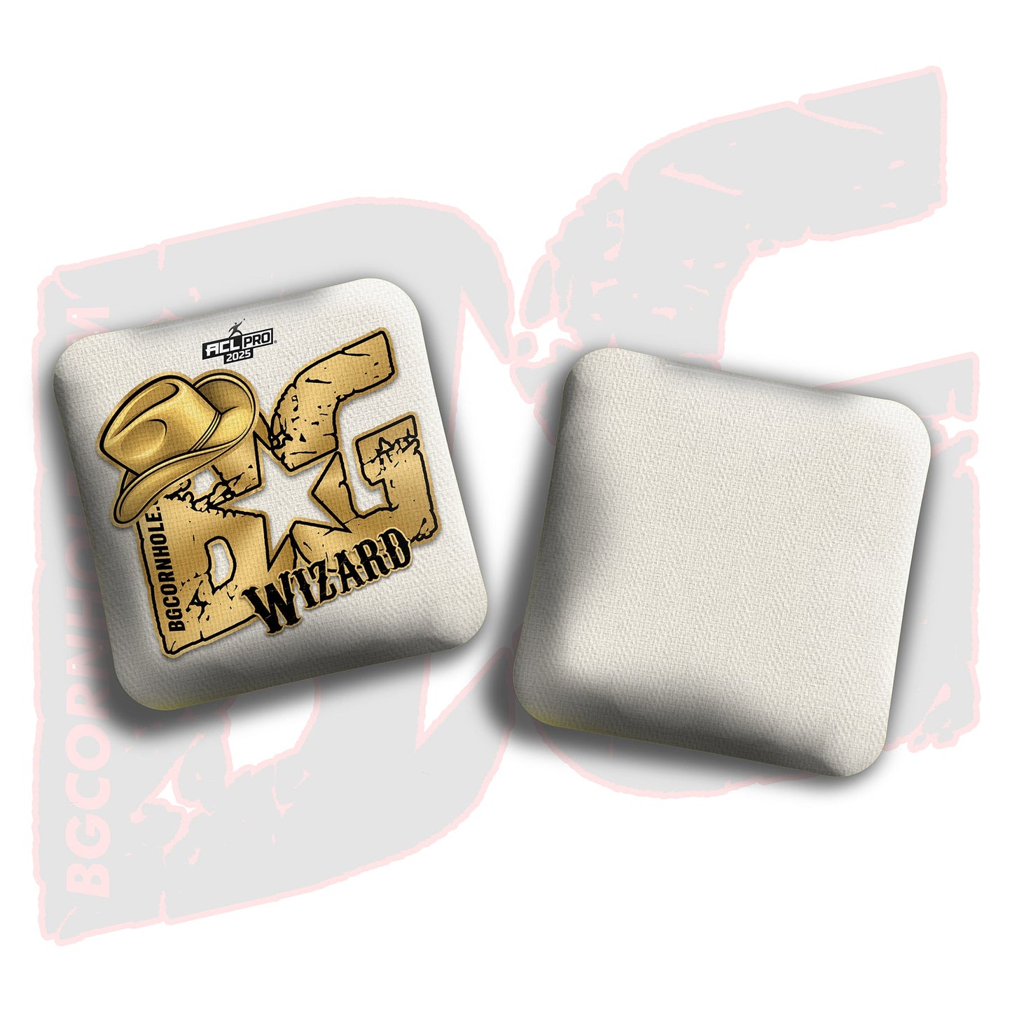 2025 Multiple Bag Models  “Tye Thompson Golden Cowboy" - ACL Pro Stamped Cornhole Bags - SET OF 4 BAGS