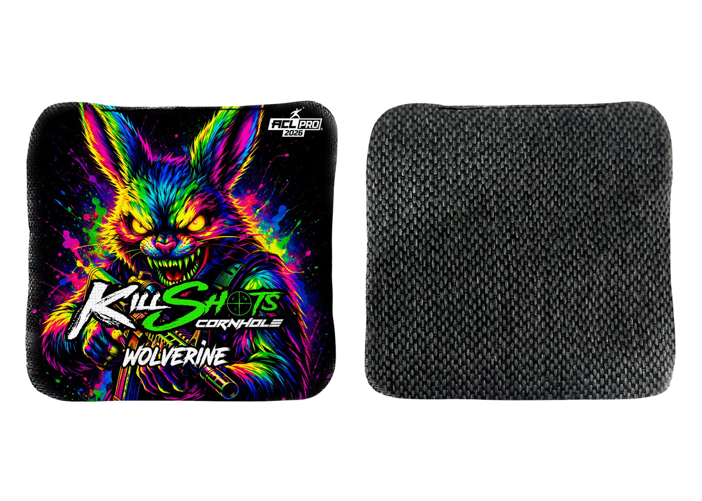 Killshots Cornhole | Wolverine Series | 2026 ACL PRO | Cornhole Bags | Limited Edition Designs