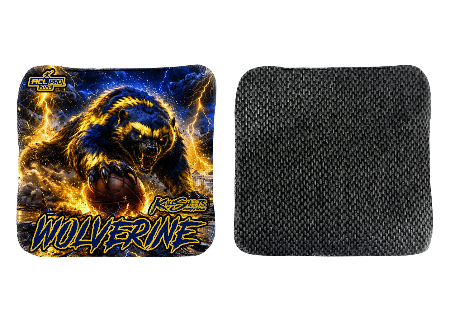Killshots Cornhole | Wolverine Series | 2026 ACL PRO | Cornhole Bags | Limited Edition Designs