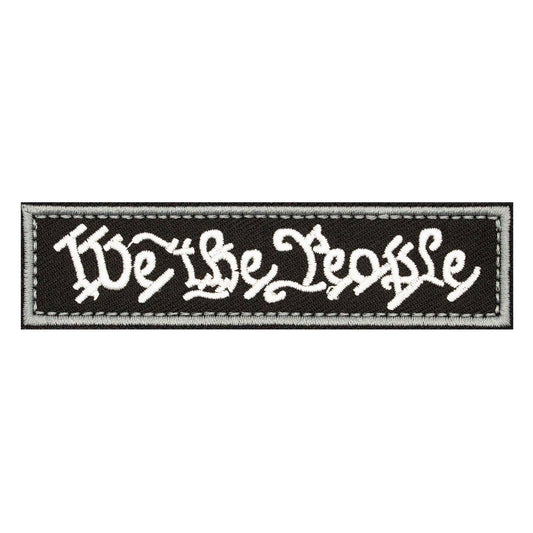 "We The People" Embroidered Velcro Patch