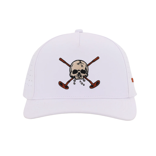 White Skull and Crossbones 2.0 Hat