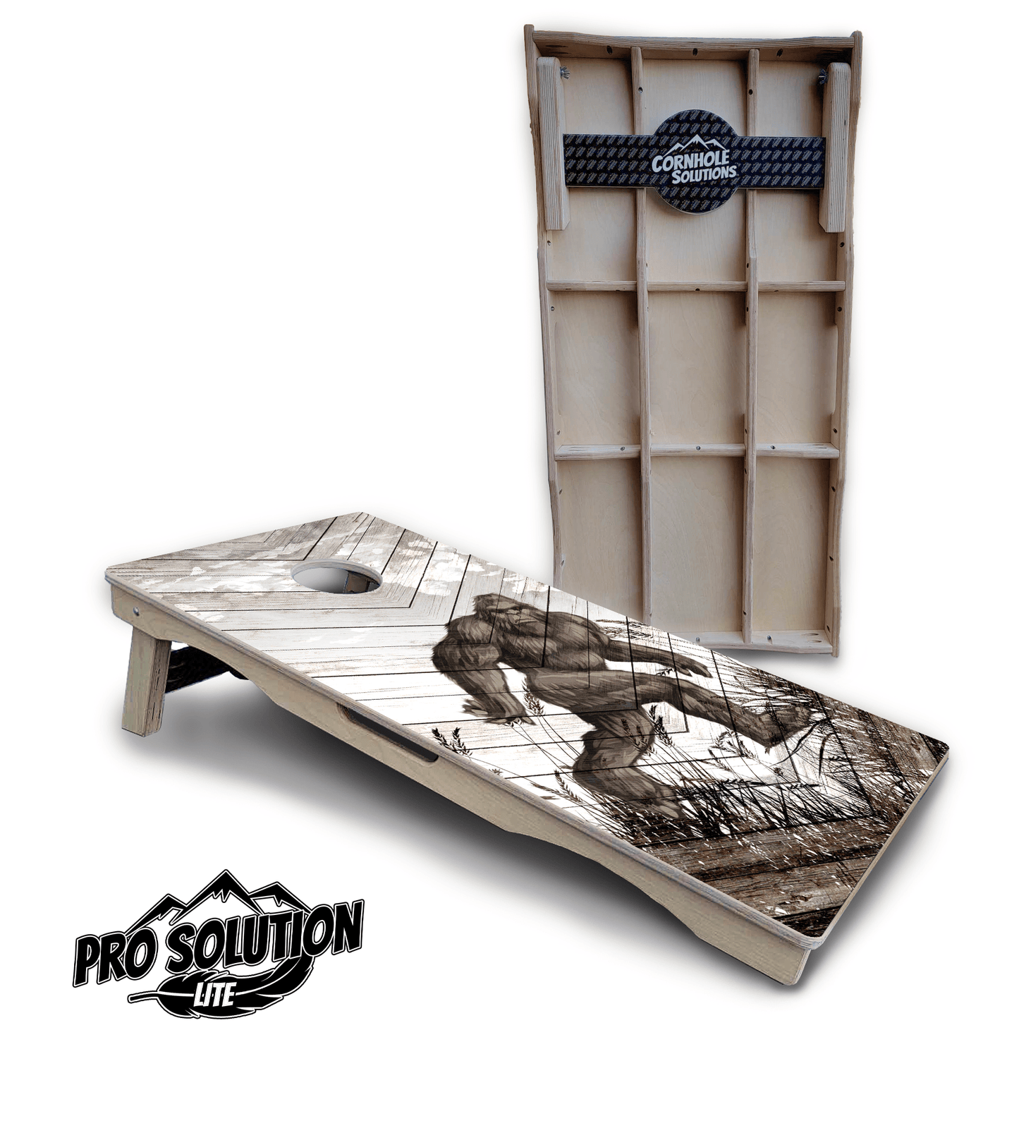 Bigfoot Whitewash Cornhole Boards – Pro Lite or Pro Elite