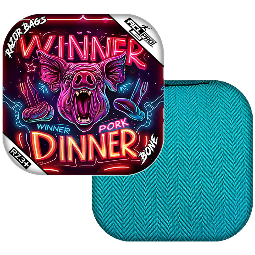 Bone | Pork Dinner | ACL PRO Razor Cornhole Bags