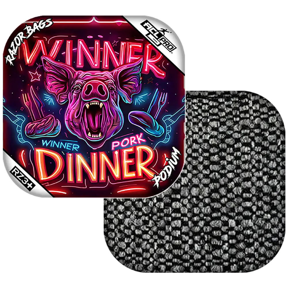 Podium | Pork Dinner | ACL PRO Razor Cornhole Bags